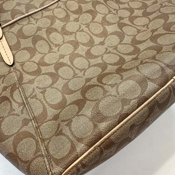 COACH Peyton Signature Zip Top Tote Y2K - Picture 12 of 17